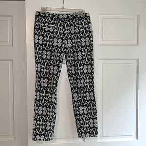 Gap ikat skinny ankle pants